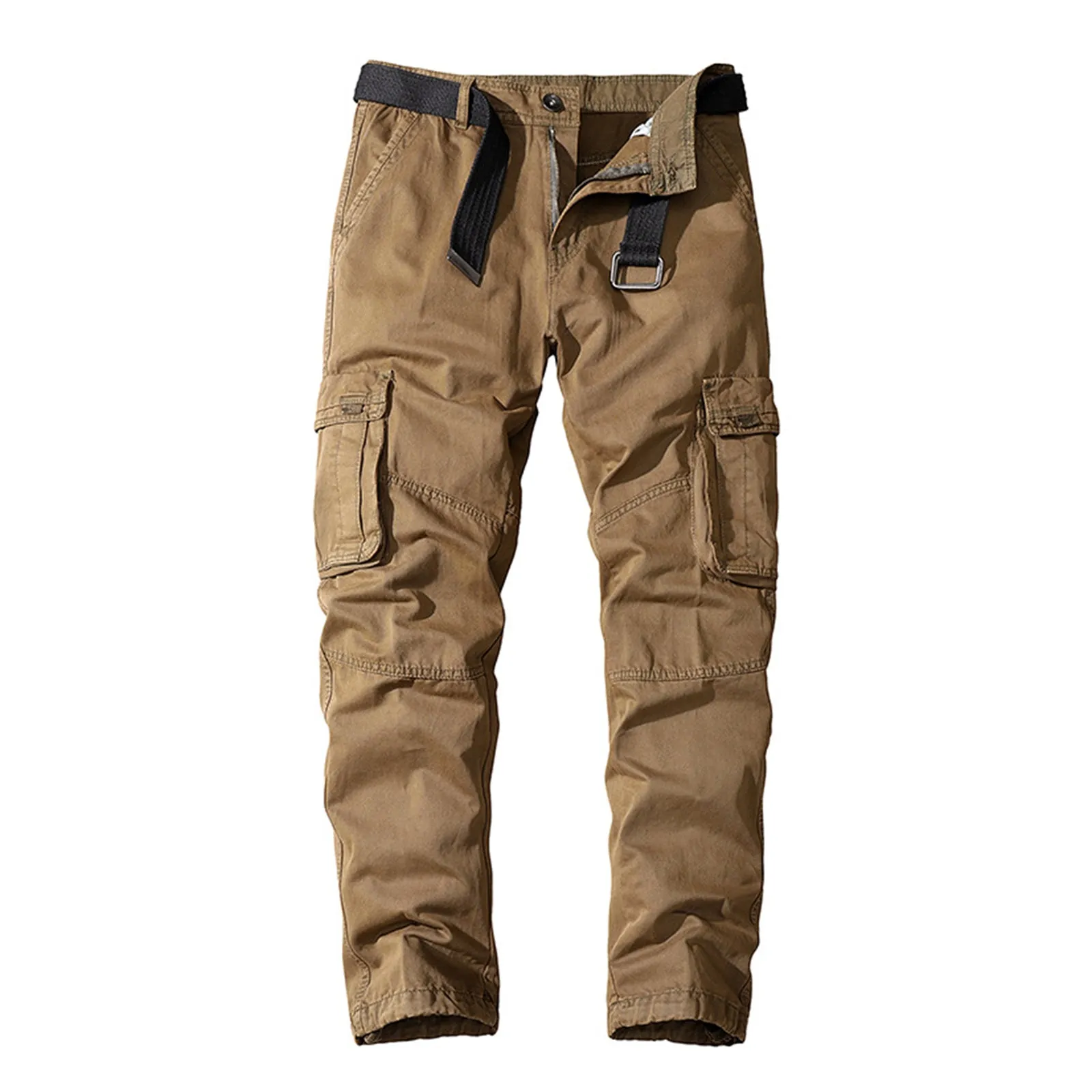 RETRO 100% COTTON MULTI-POCKETS CARGO PANTS