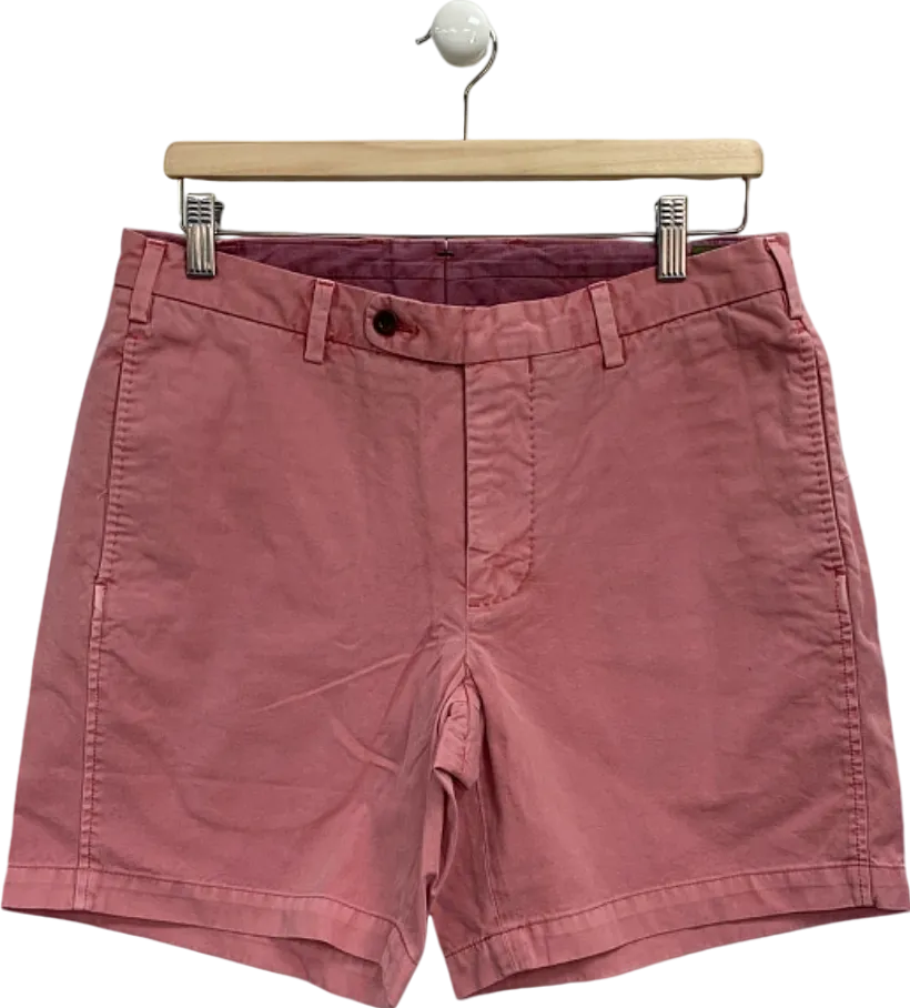 Sid Nashburn Pink Cotton Shorts W32