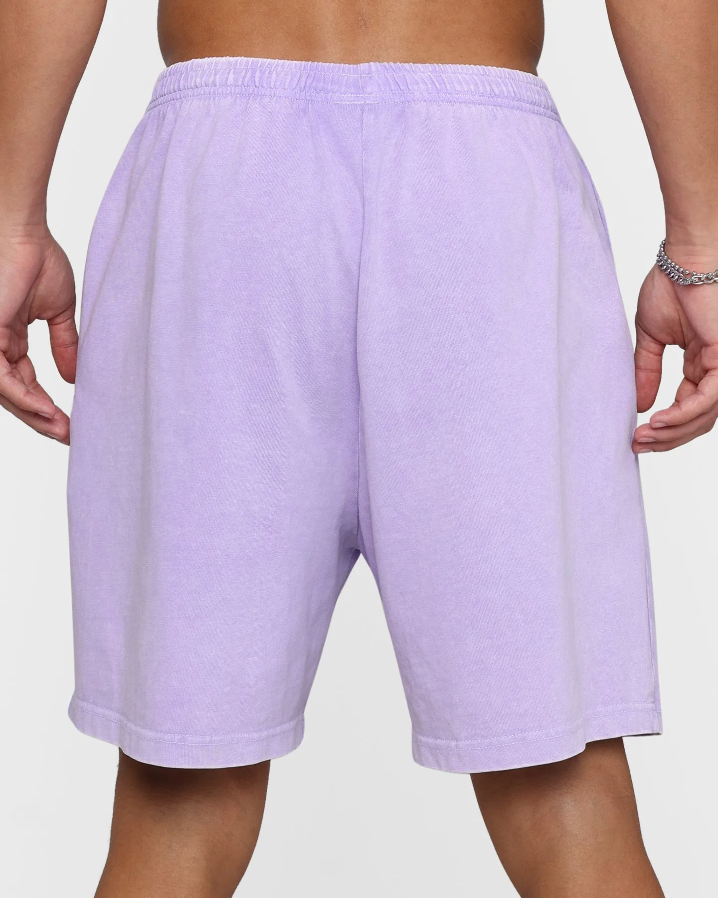 STAYCOOLNYC Classic Mineral Cotton Shorts Violet