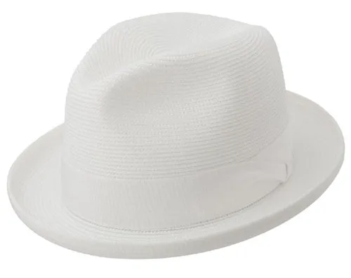 Stetson Latte Milan Braid Straw Fedora