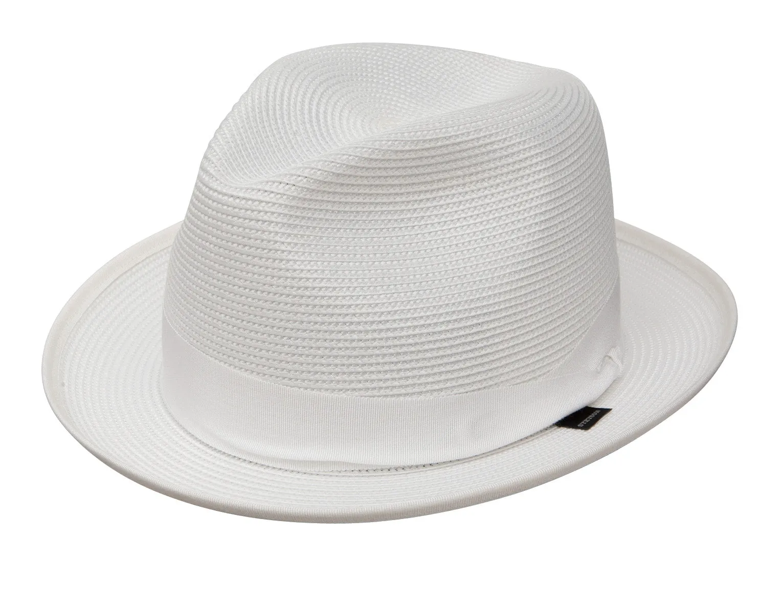 Stetson Latte Milan Braid Straw Fedora