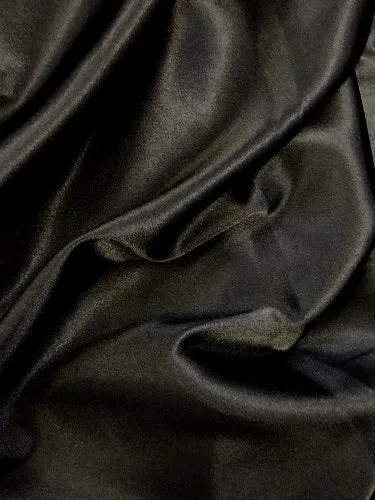 Stretch Satin - 58-inches Wide Black