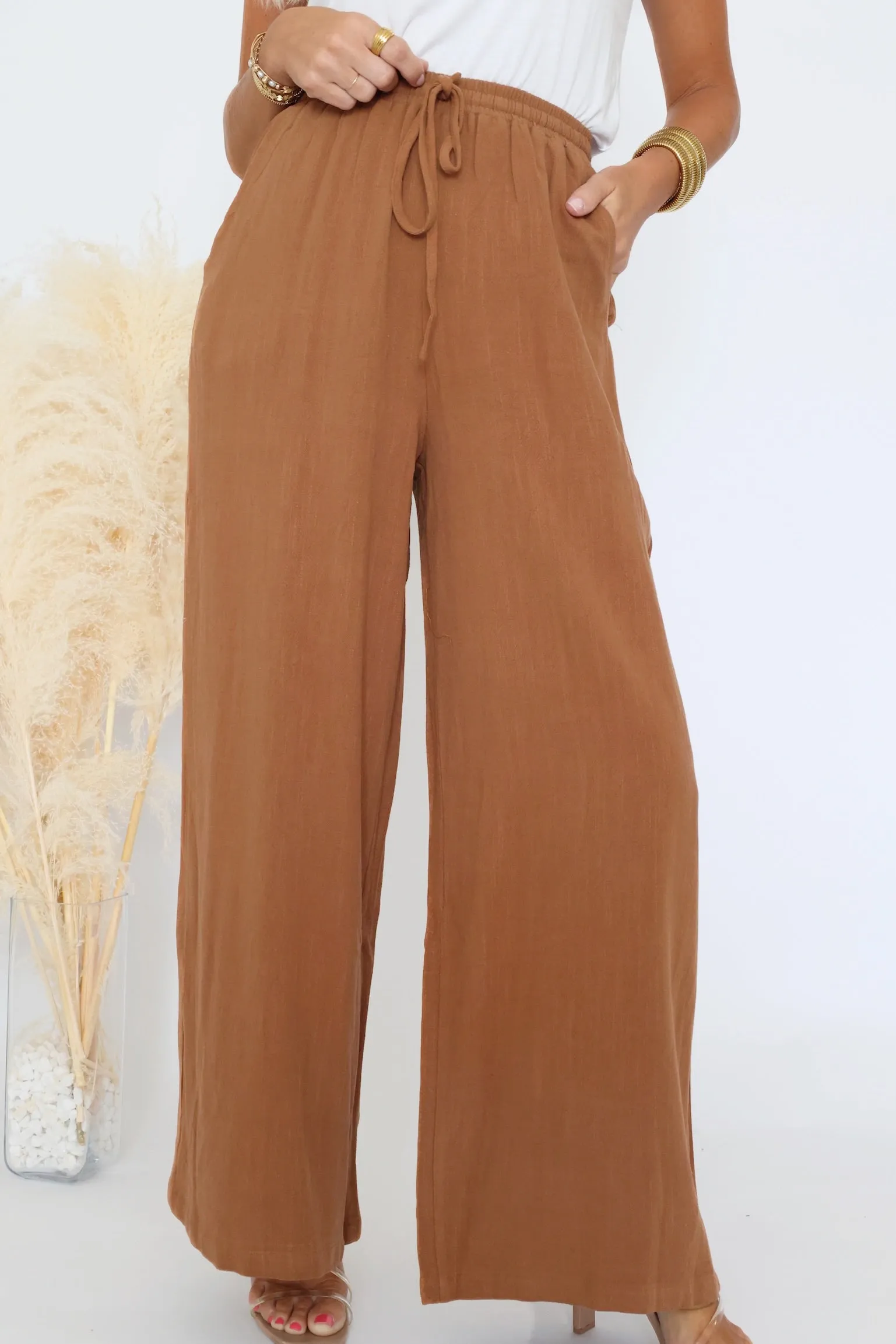 Sugarloaf Pants - Brown(FINAL SALE)