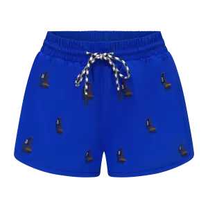 THE WOMEN'S CLASSIC SWIM SHORTS-ROYAL