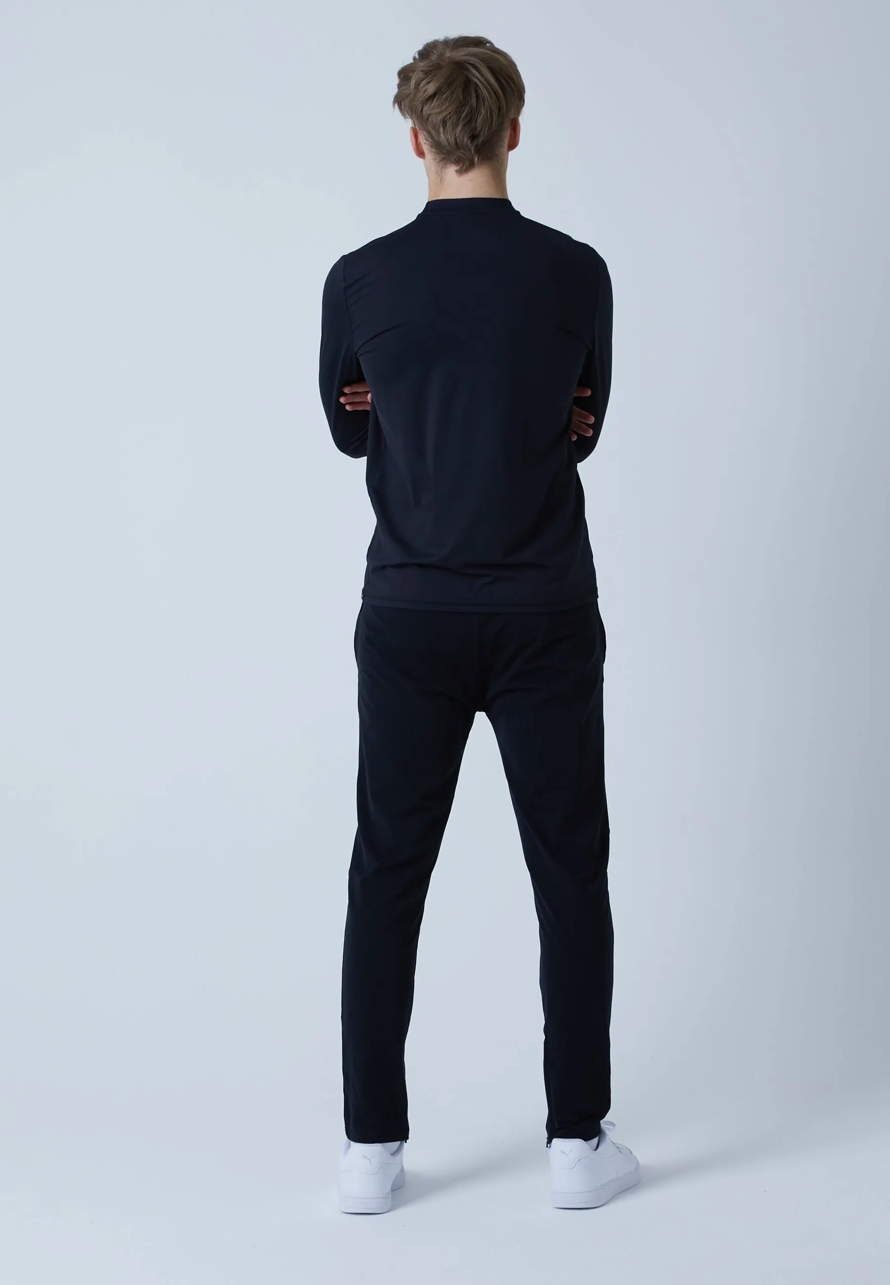 Tracksuit bottoms narrow, black