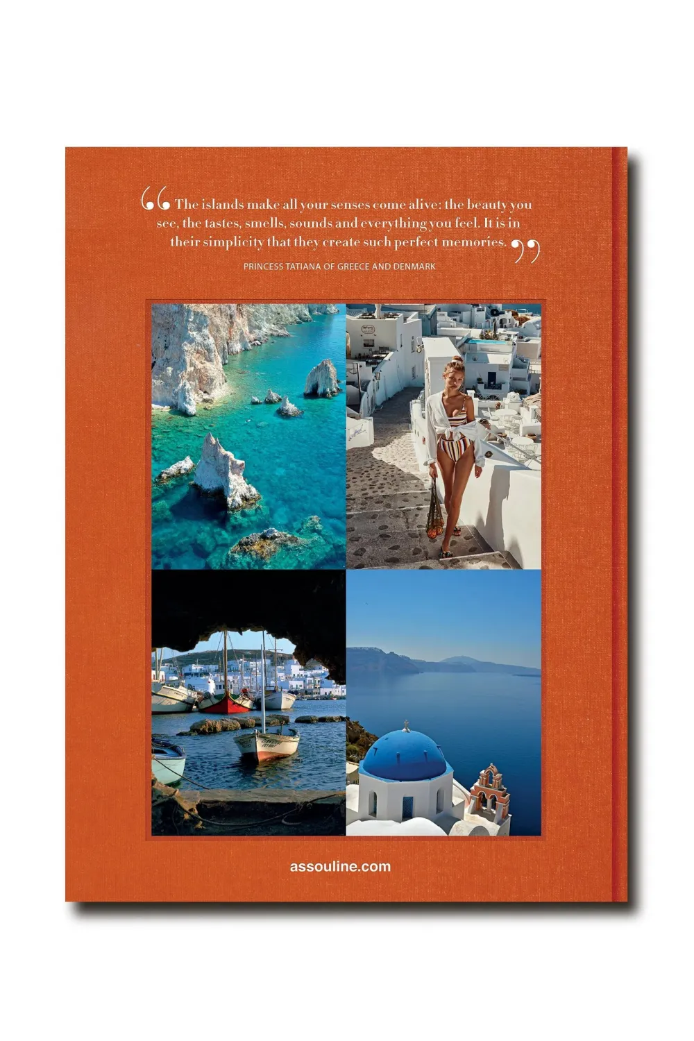 Travel Linen Hardcover Book | Assouline Greek Islands