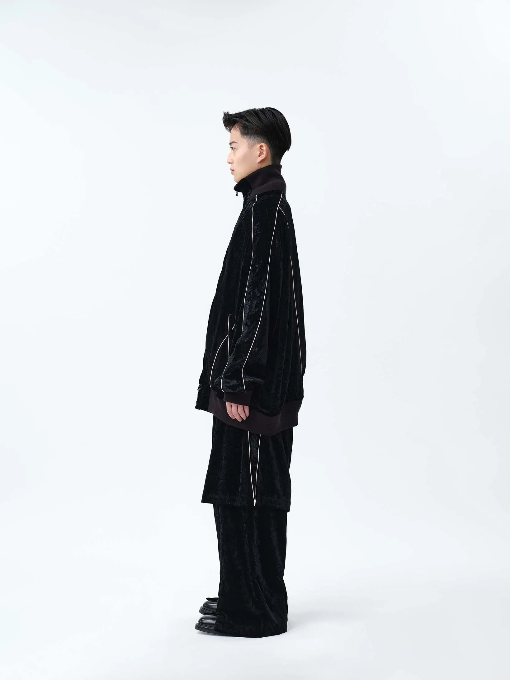 VELVET TRANSFORM EASY TRACK PANTS .12【BLACK】