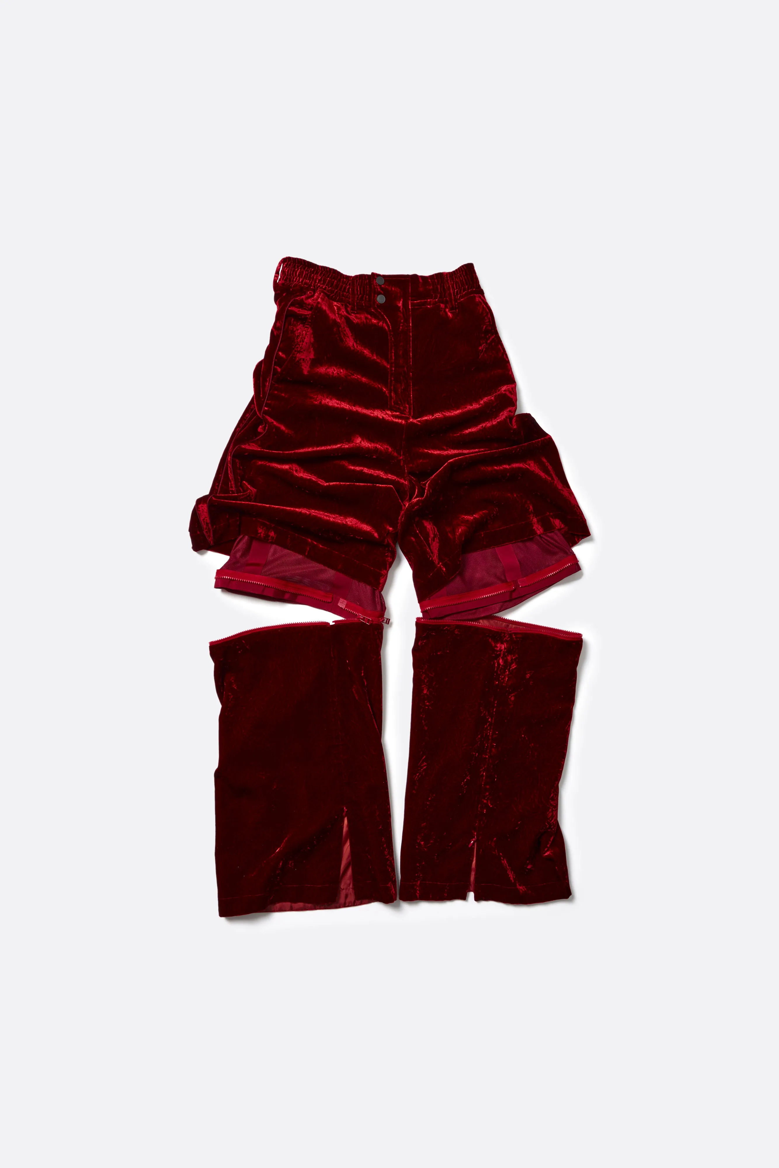 VELVET TRANSFORM EASY TRACK PANTS .12【RED】