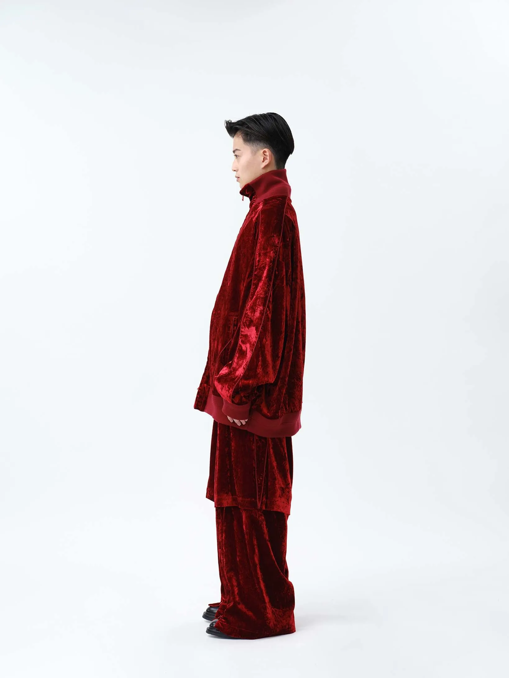 VELVET TRANSFORM EASY TRACK PANTS .12【RED】