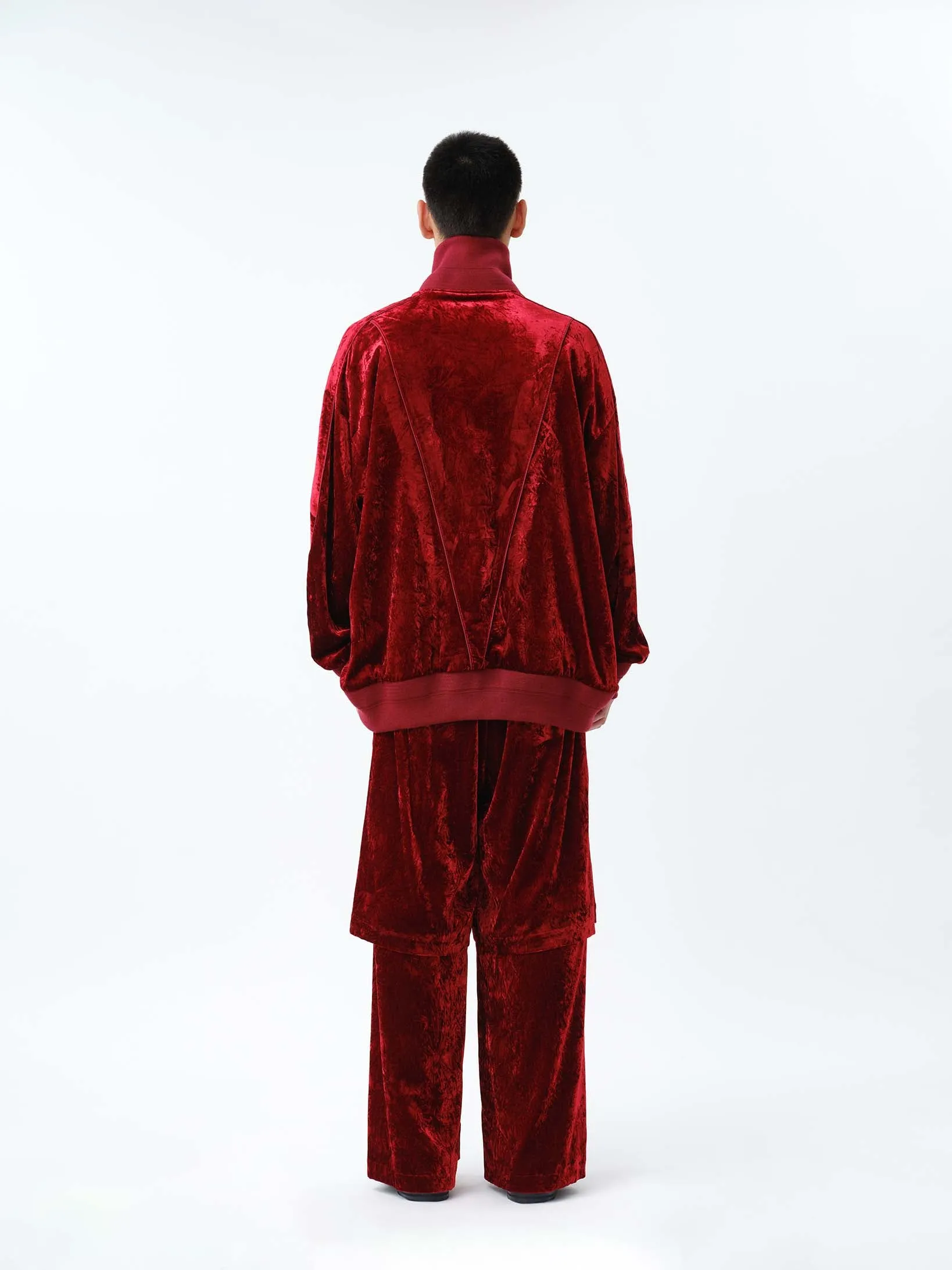 VELVET TRANSFORM EASY TRACK PANTS .12【RED】