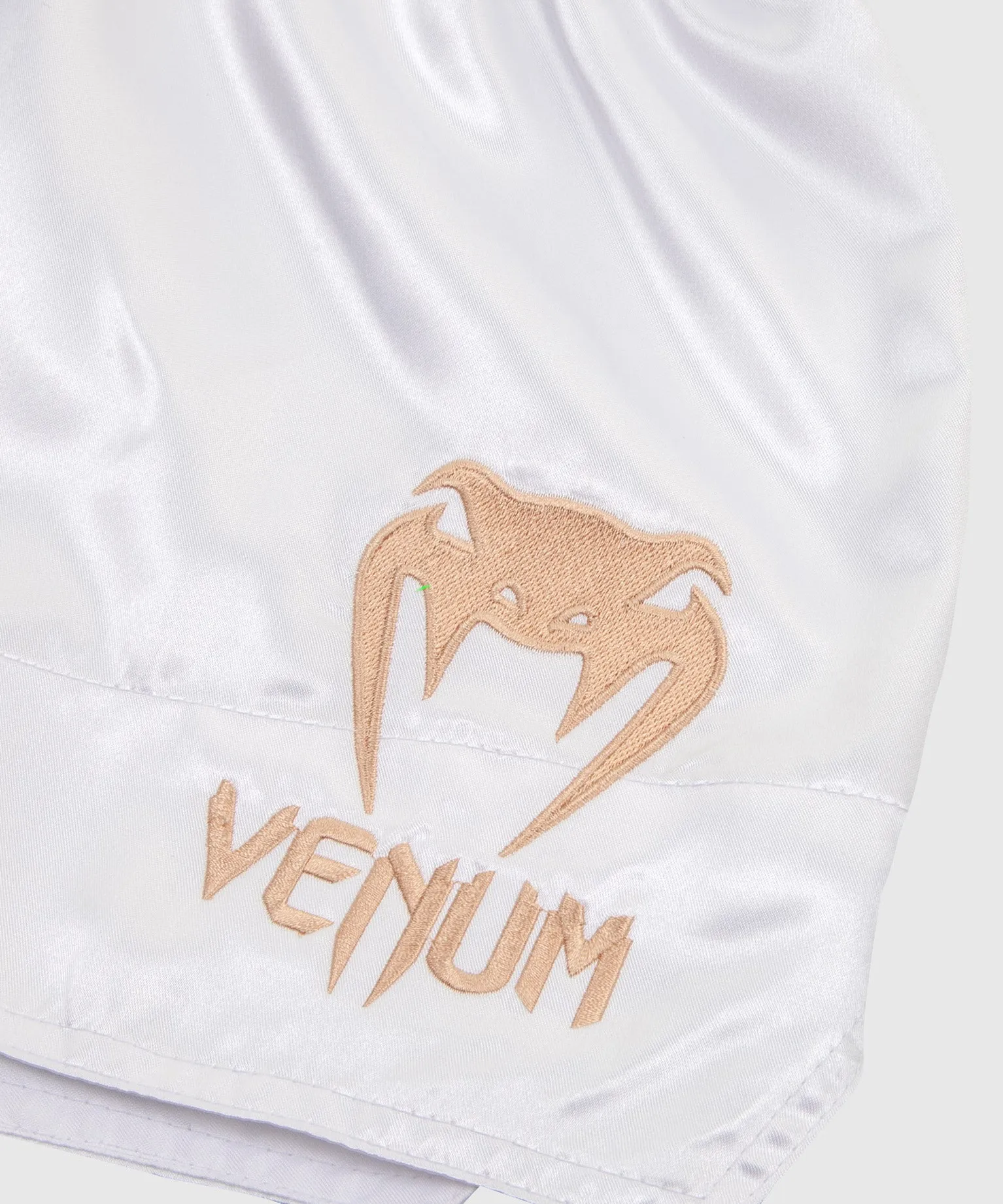 Venum Muay Thai Shorts Classic - White/Gold