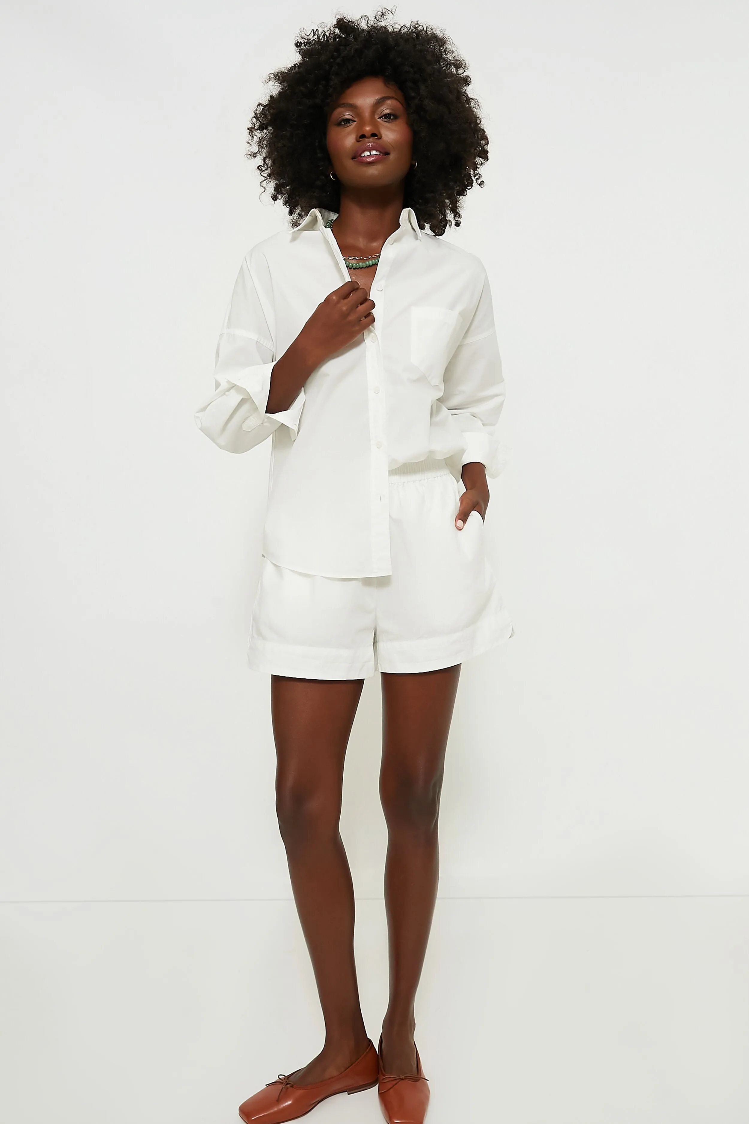 White Chiara Classic Short