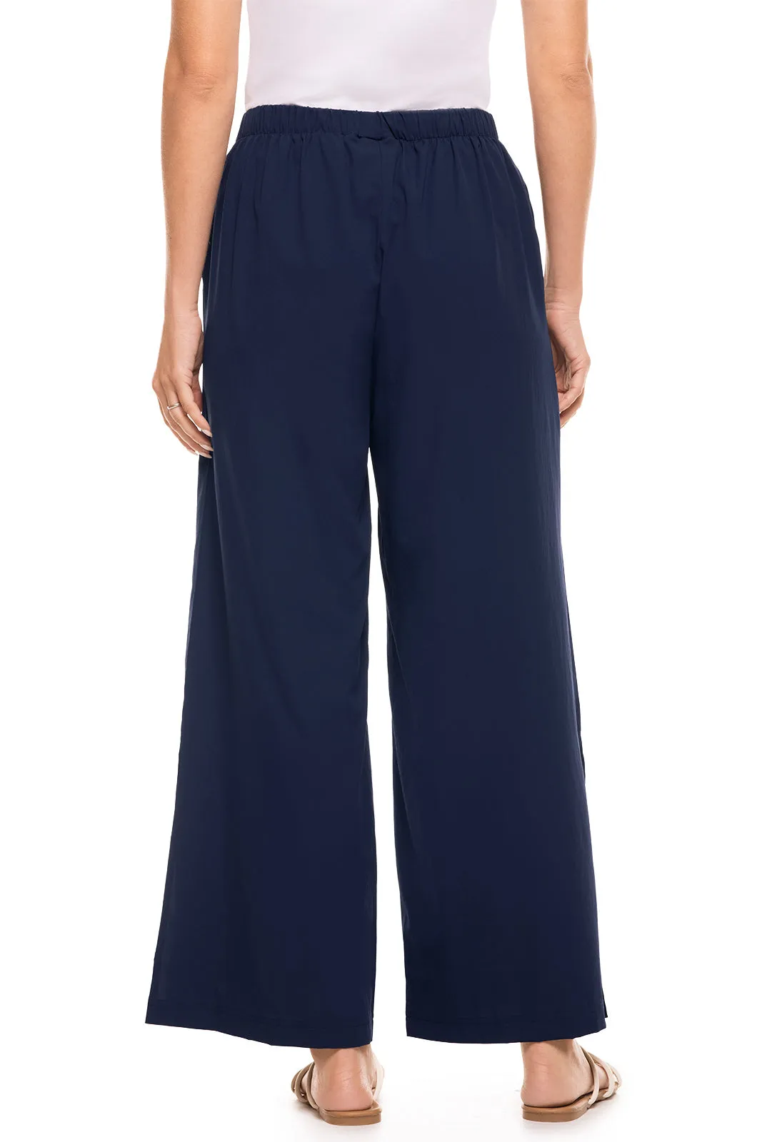 Women's Petra Wide Leg Pants  |  Navy