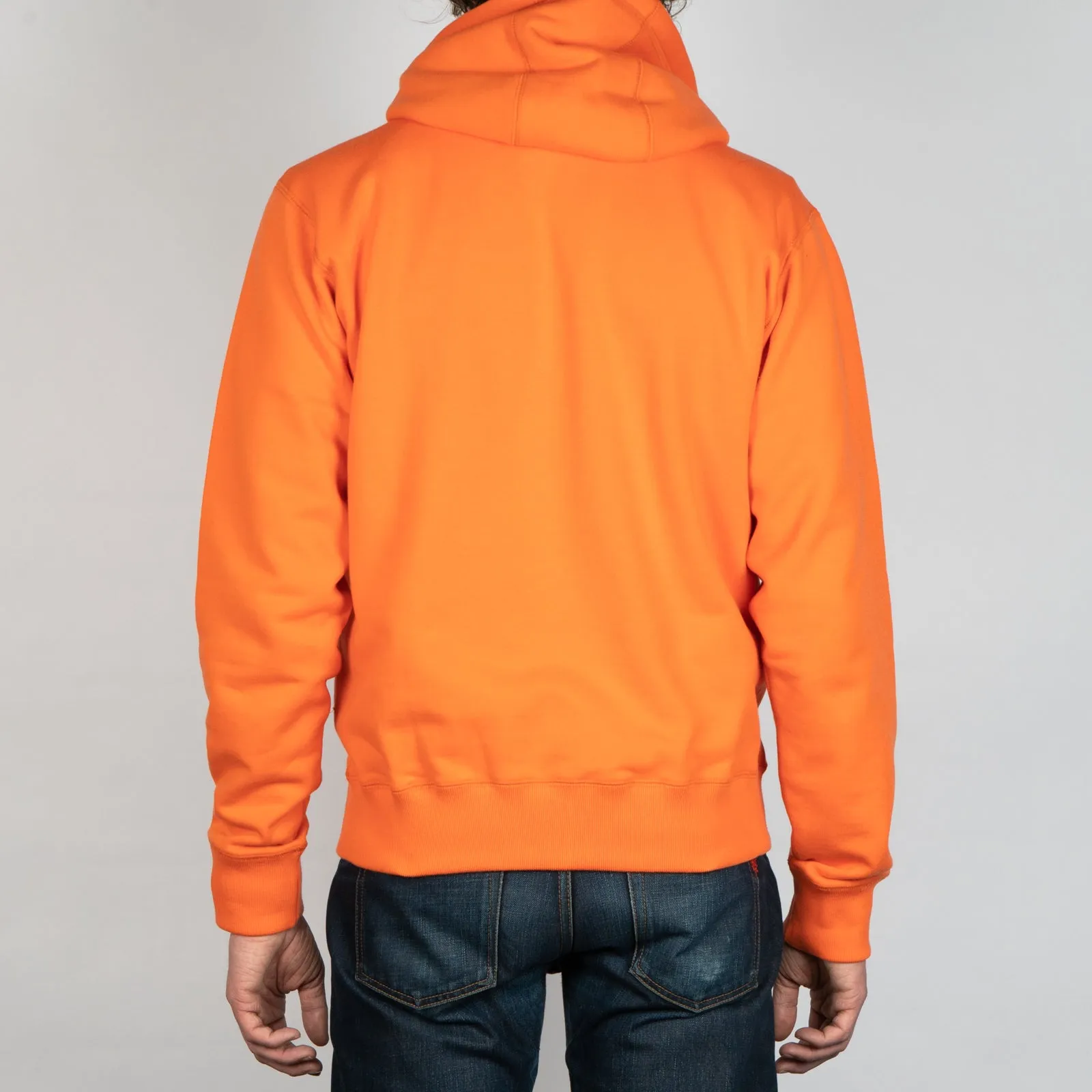 Zip Hoodie - Orange Terry