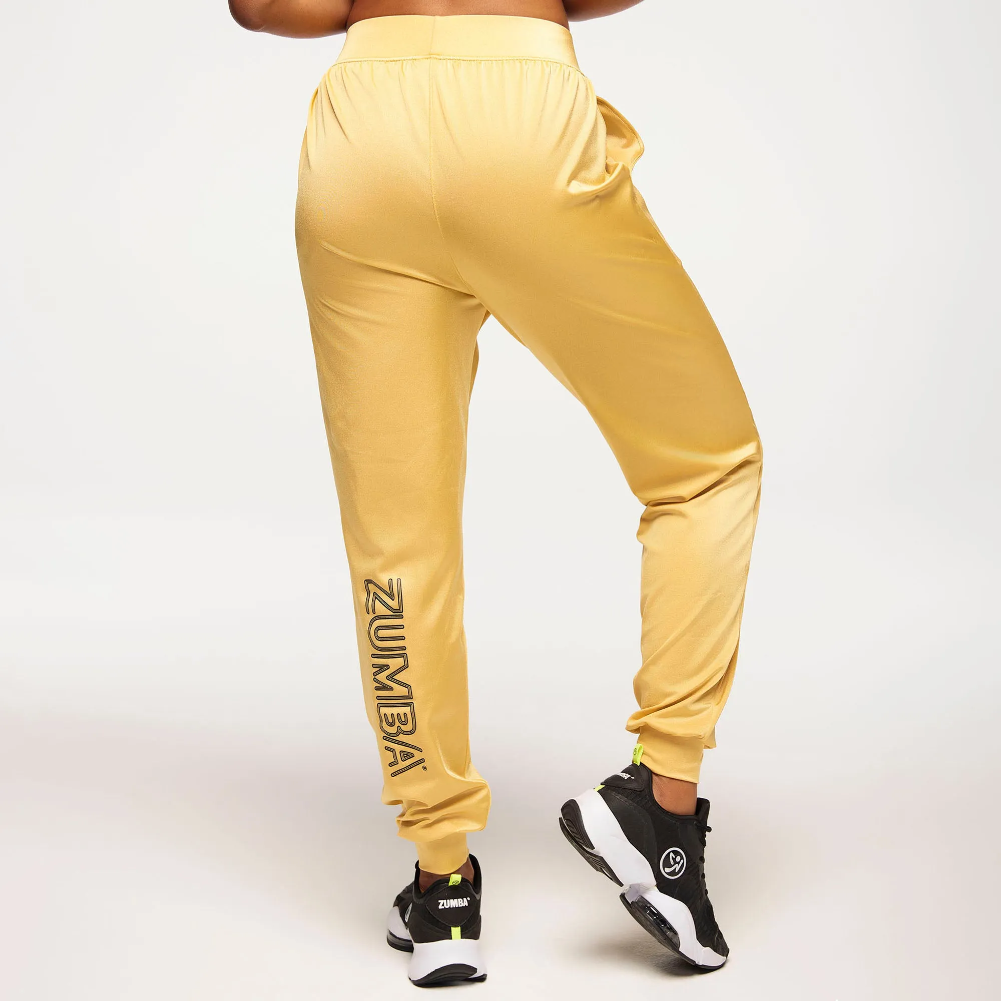 Zumba® Runway Slim Ankle Joggers - Gold